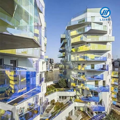 Dichroic Glass Commercial Luxurious Building Dichroic Glass Commercial Luxurious Building