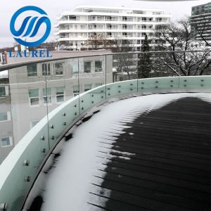 Vetro temperato piegato per ringhiera in vetro